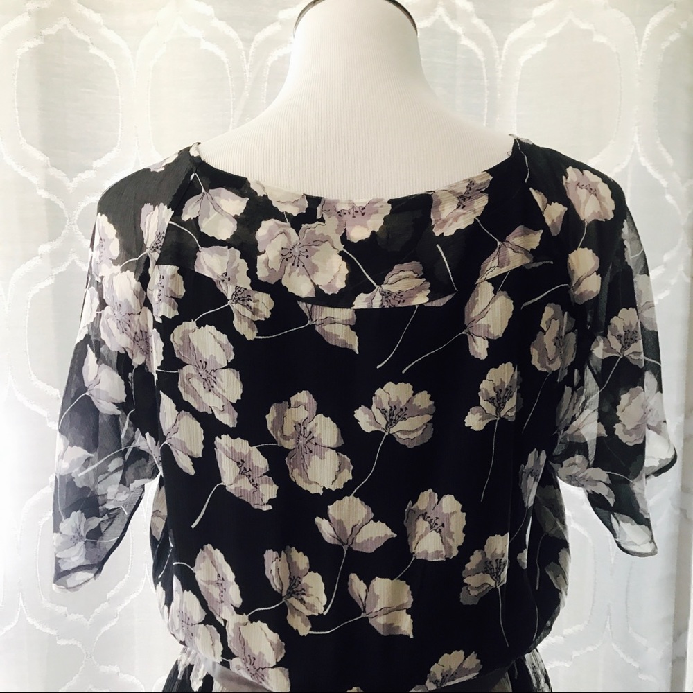 Sundance Catalog Floral Silk Ruffle Midi Dress - Picture 3 of 8